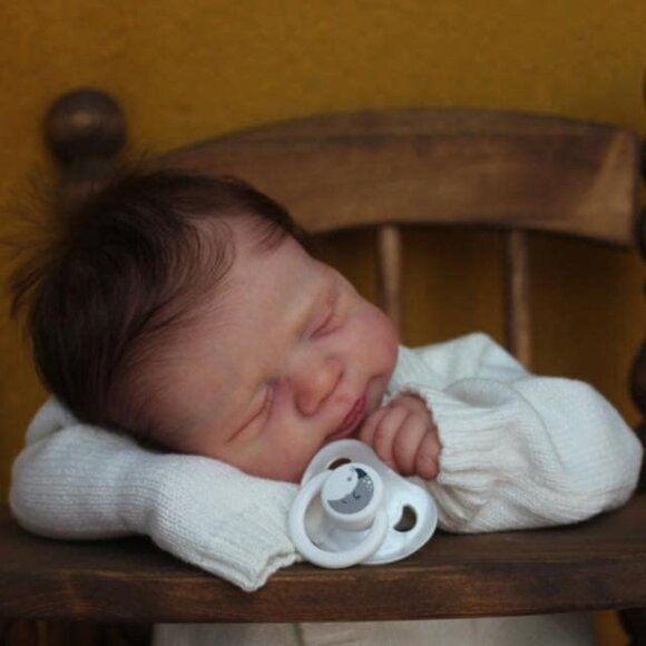 🆕18 inch Soft Cloth Body With vinyl limbs Sleeping Newborn Baby Doll Boy - Picture 6 of 9